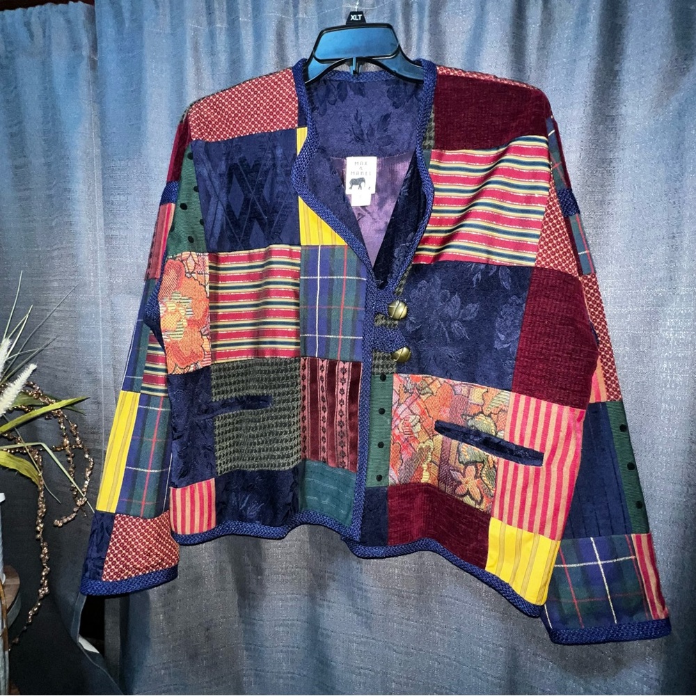 Max & Mabel Patchwork Blazer Vintage